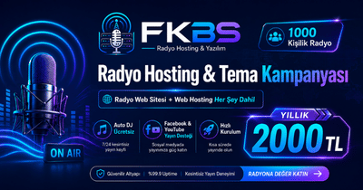Radyo Hosting Kampanyası görseli