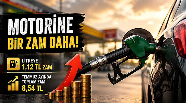 MOTORİNE BİR ZAM DAHA