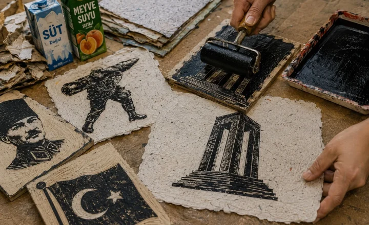 Ekolojik Baskı Resim Atölyesi 5 Eylül’de Çanakkale’de: Atık Ambalajlar Sanatsal Üretime Dönüşecek görseli