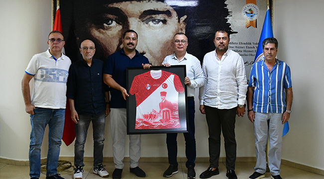 Çanakkalespor’dan Kepez Belediye Başkanı Birol Arslan’a Ziyaret görseli