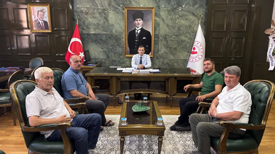 Çanlı Basın Mensuplarından Kaymakam Bülent Şimşek’e Ziyaret