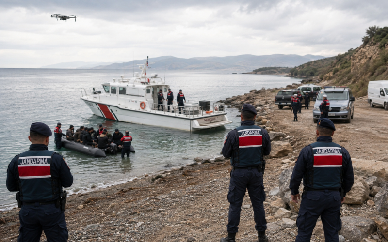 Çanakkale Dahil 23 İlde Göçmen Kaçakçılığı Operasyonu: 31 Şüpheli Tutuklandı