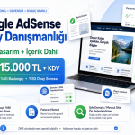 ✅ Google AdSense Onay Danışmanlığı | Site + Tasarım + İçerik Dahil | %50 Başlangıç – %50 Onay Sonrası görseli