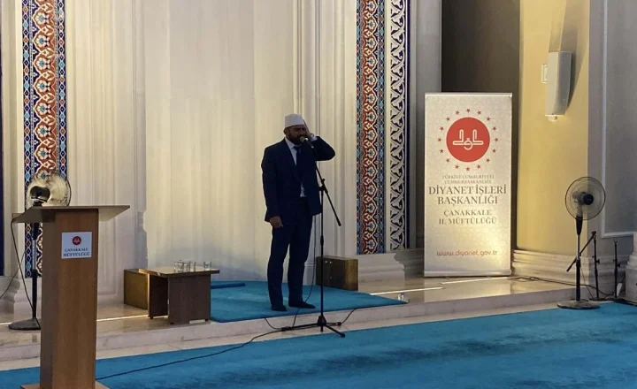 Ezanı Güzel Okuma Yarışması Türkiye Finali Çanakkale’de Yapıldı: Birinci Turan Tosun Oldu