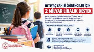 İhtiyaç Sahibi Öğrencilere 2 Milyar Liralık Eğitim Desteği: Başvurular SYDV ve e-Devlet Üzerinden